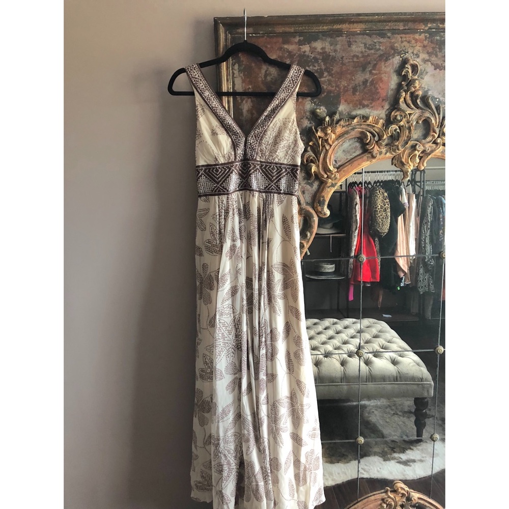 BCBGMAZAZRIA Embellished Gown